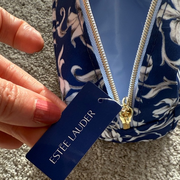 Blue Patterned Cosmetic Bags - Picture 5 of 5